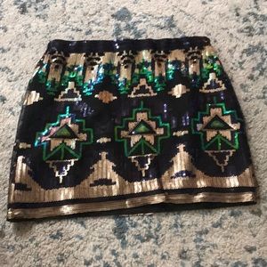 Windsor sequin skirt